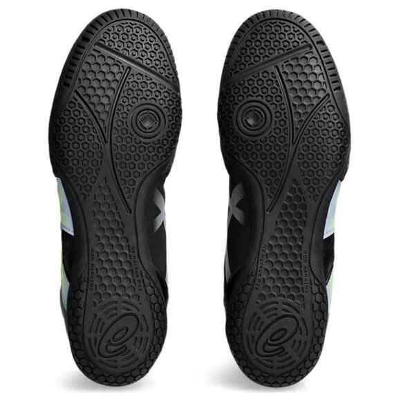 Asics Matcontrol 3 Grey Blue Safety Yellow 081A053-400 Wrestling Shoe Men's 7 - Picture 3 of 6